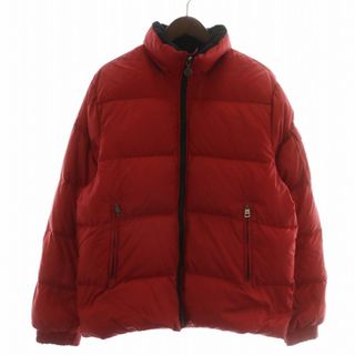 モンクレール(MONCLER)のモンクレール バジーレ ダウンジャケット ナイロン ジップアップ 0 S 赤(ダウンジャケット)