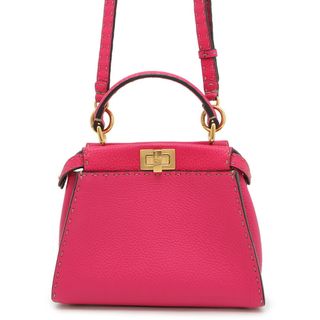 フェンディ(FENDI)のフェンディ ハンドバッグ セレリア ピーカブー ミニ レザー 8BN244 FENDI バッグ ショルダーバッグ(ハンドバッグ)