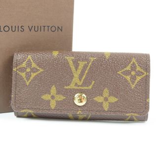 ルイヴィトン(LOUIS VUITTON)の未使用品 LOUIS VUITTON ルイヴィトン ミュルティクレ4 4連 ヴィンテージ モノグラム キーケース PVC ブラウン ユニセックス【中古】(キーケース)
