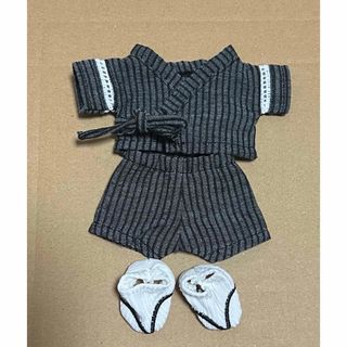 スリーコインズ(3COINS)のスリコ　甚平　ぬい服(キャラクターグッズ)