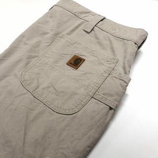 カーハート(carhartt)の【美品】カーハート W44 ペインター ハーフパンツ ショーツ ベージュ XL(ショートパンツ)