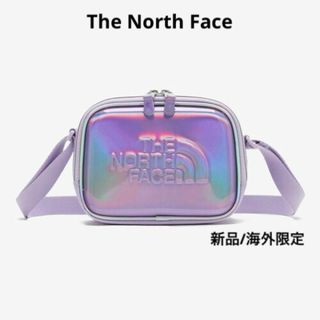 【海外限定】ノースフェイス　ガールズ　グロッシー　クロスバッグ ラベンダー 新品