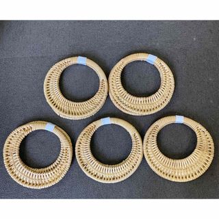 新品　持ち手　バンブー　竹製　 ハンドメイド手芸 5セット　まとめ売り
