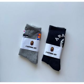 新品 アベイシングエイプ ソックス 2点