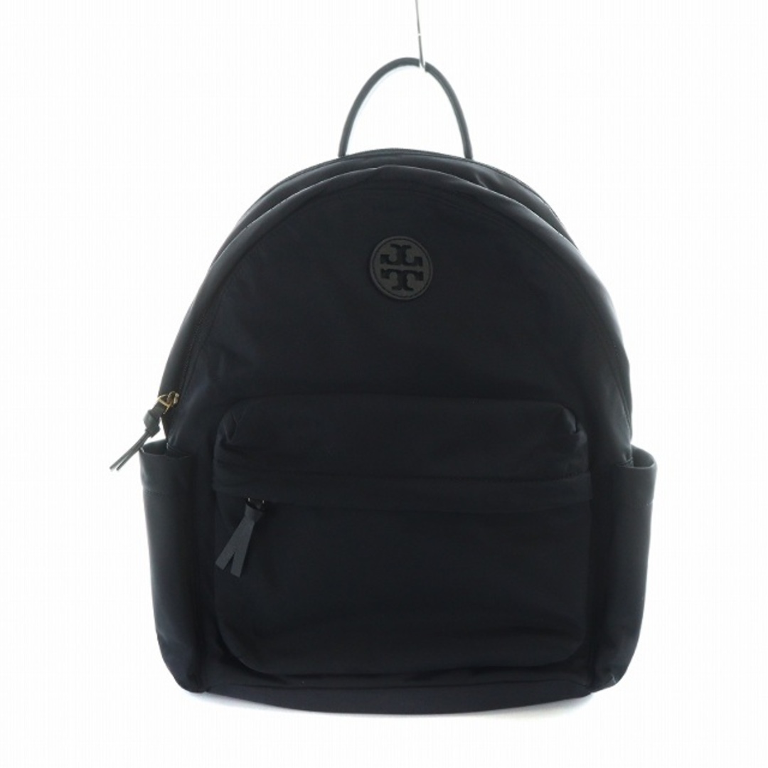 美品✨トリーバーチ リュックサック ナイロン レザー ブラック Tory Burch - トリーバーチ リュックサック デイバッグ バック