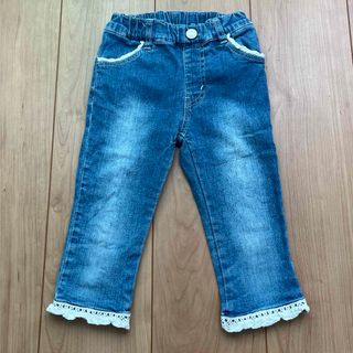 サニーランドスケープ(SunnyLandscape)の7分丈パンツ　ハーフパンツ　110cm デニム(パンツ/スパッツ)