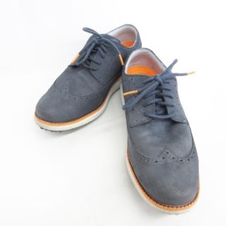 コールハーン(Cole Haan)のコールハーン ZEROGRAND ゴルフシューズ スパイクレス ネイビー 8M(シューズ)