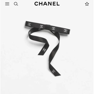 シャネル(CHANEL)の専用！新品未使用　シャネル　ボウ　バレッタ　リボン　ブラック　25B 最新作(バレッタ/ヘアクリップ)