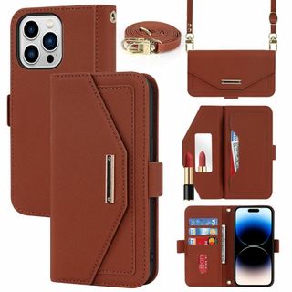 【色:茶褐_サイズ:対応 iPhone 15 pro】【Hamany】 対応 i