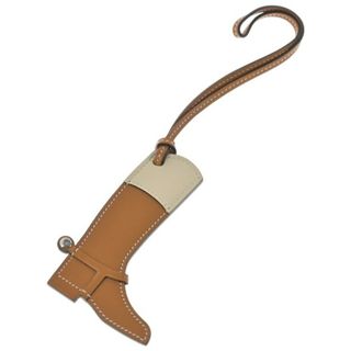 エルメス(HERMES)のHERMES エルメス チャーム  茶 【古着】【中古】【送料無料】(チャーム)