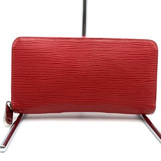 ルイヴィトン(LOUIS VUITTON)のLOUIS VUITTON ルイ・ヴィトン M41954 ジッピーウォレット 長財布 レッド 赤 エピレザー レディース メンズ USED(財布)