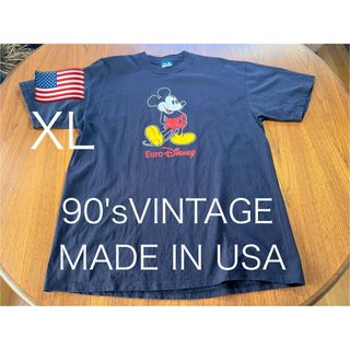 90's VINTAGE Disney ミッキーマウス Tシャツ ヴィンテージ(Tシャツ/カットソー(半袖/袖なし))