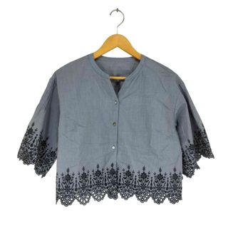 COHINA - COHINA(コヒナ) 25SS スカラエンブロイダリーブラウス レディース