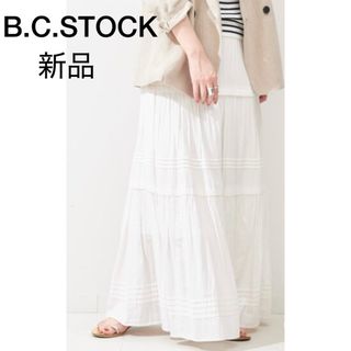 シンプリシテェ(Simplicite)の【新品未使用】ベイクルーズ　 B.C STOCK ピンタックギャザースカート(ロングスカート)