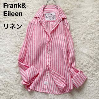 フランクアンドアイリーン(Frank&Eileen)の限定モデル フランク＆アイリーン 上質 リネンシャツ ストライプ バリー 美品(シャツ/ブラウス(長袖/七分))