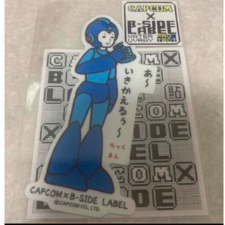 B SIDE LABEL ステッカー　CAPCOM ロックマン