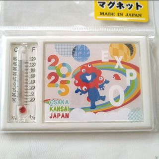 温度計マグネット　ミャクミャク　EXPO2025　大阪・関西万博　日本製(キャラクターグッズ)