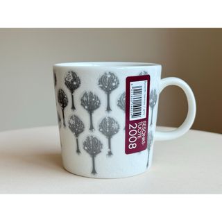 アラビア(ARABIA)のビサンティ グレー バーコードシール付き マグカップ マグ アラビア(グラス/カップ)