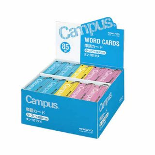 新品 コクヨ KOKUYO 単語カード中詰め合わせ 青・ピンク各12冊 黄6冊