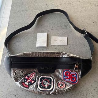 JIMMY CHOO ボディバッグ　シルバー　美品
