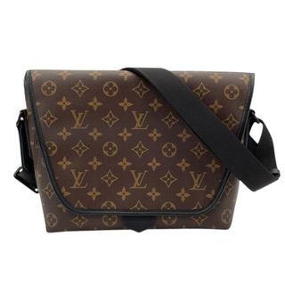 　ルイ・ヴィトン LOUIS VUITTON マグネティック・メッセンジャー M45557 ブラウン モノグラム・マカサー メンズ メッセンジャーバッグ