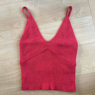 ザラ(ZARA)のニット風キャミソール【ZARA】(キャミソール)