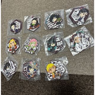 キメツノヤイバ(鬼滅の刃)の鬼滅の刃　ラバーキーホルダー11こセット(キャラクターグッズ)
