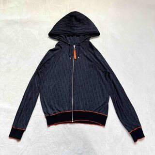 クリスチャンディオール(Christian Dior)の美品　Christian Dior トロッター　ジップパーカー　ラッシュガード(パーカー)