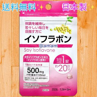 イソフラボン サプリメント サプリ 1袋 日本製 qc(その他)