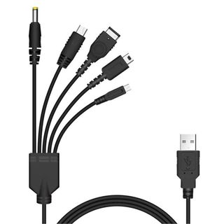 【サイズ:5in1】5 in 1 USB 充電ケーブル ニンテンドー New 3