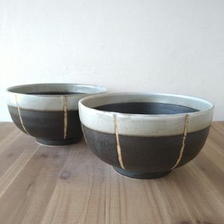 巻十草丼・２個　美濃焼（新品・未使用）