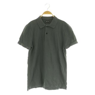 トムフォード(TOM FORD)のトムフォード TOM FORD 鹿の子半袖ポロシャツ コットン 48 カーキ(ポロシャツ)