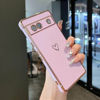 ZTOFERA Google Pixel 7a 用 ハートケース 柔軟な TPU