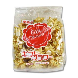 シモジマ ヘイコー リボンシール ギフトフラワー 業務用 12mmゴ-ルド 50