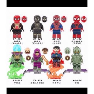 レゴ風　スパイダーマンセット(キャラクターグッズ)