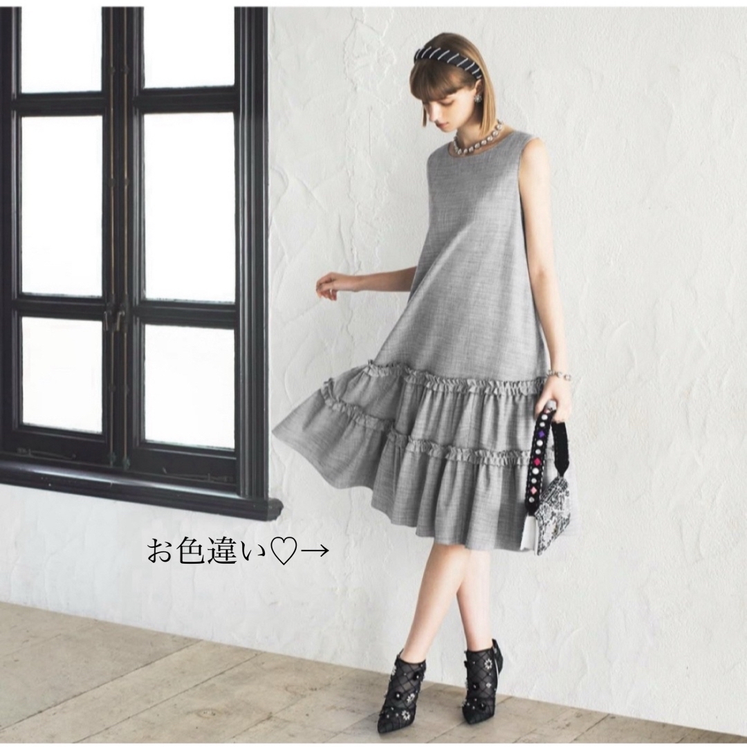 値下げ Rene ルネ ティアードワンピース René - Rene♡ 2024年 ティアードワンピースの通販 by HAY's