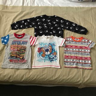 丸高衣料 110cmトップス 4枚セット