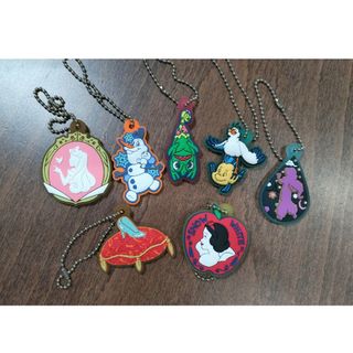 ディズニー(Disney)のディズニープリンセス　一番くじ　ラバーチャーム　セット(キーホルダー)