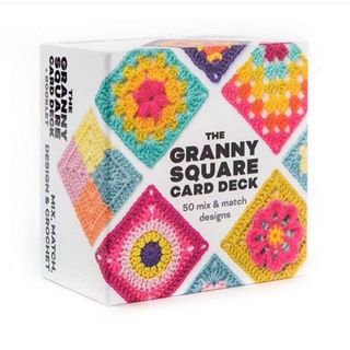 【新品】グラニースクエア かぎ針編みカード50枚セット 編み物　編み図　カラー(その他)