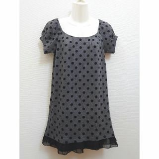 マーキュリーデュオ(MERCURYDUO)のマーキュリーデュオ ドットワンピース 半袖ワンピース カットソーワンピース(ミニワンピース)