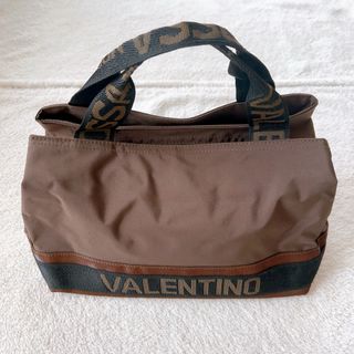 バレンティノ(VALENTINO)のVALENTINO ハンドバッグ ブラウン(ハンドバッグ)