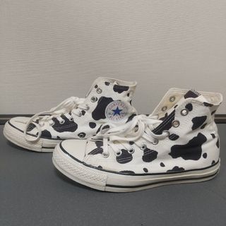 オールスター(ALL STAR（CONVERSE）)のコンバース オールスター US COWSPOT HI 牛柄 スニーカー25.5(スニーカー)