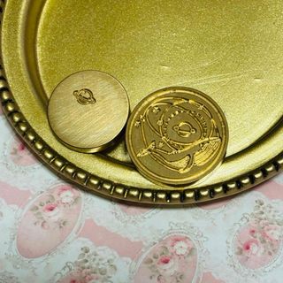 【匿名配送】シーリングスタンプヘッド 土星 クジラ