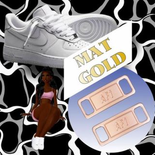 スニーカー　デュブレ　マットゴールド　AF1 金色　ナイキ　アクセサリー
