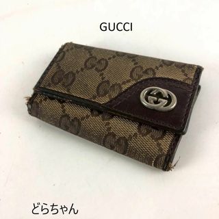 グッチ(GUCCI)のGUCCI グッチ GGキャンバス キーケース レディース ブランド(キーケース)