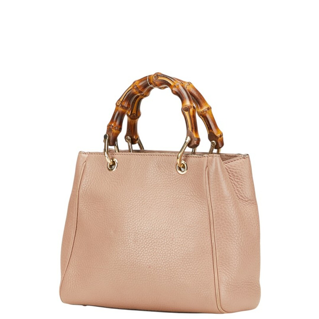 25新作 GUCCI ミニバンブー ショルダーバッグ レザー レディース GUCCI - グッチ バンブー ミニショッパー ハンドバッグ