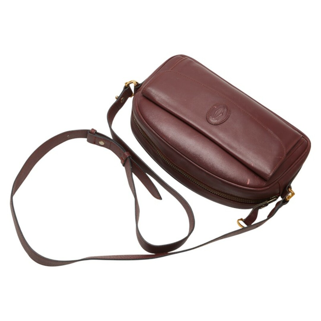 未使用に近い✨カルティエ ショルダーバッグ レザー マストライン Cartier - カルティエ マストライン ショルダーバッグ レザー