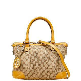 グッチ(GUCCI)のグッチ GGキャンバス スーキー ハンドバッグ ショルダーバッグ 2WAY 247902 キャンバス レディース GUCCI 【1-0220225】(ショルダーバッグ)