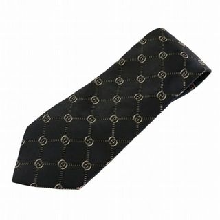 グッチ(GUCCI)のグッチ GUCCI ネクタイ シルク レギュラータイ GG柄 総柄 紺 ピンク(ネクタイ)