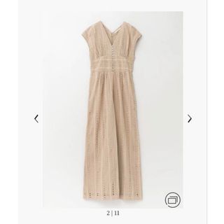 ヌキテパ(ne Quittez pas)のヌキテパ　Stripe Cutwork All In One(オールインワン)